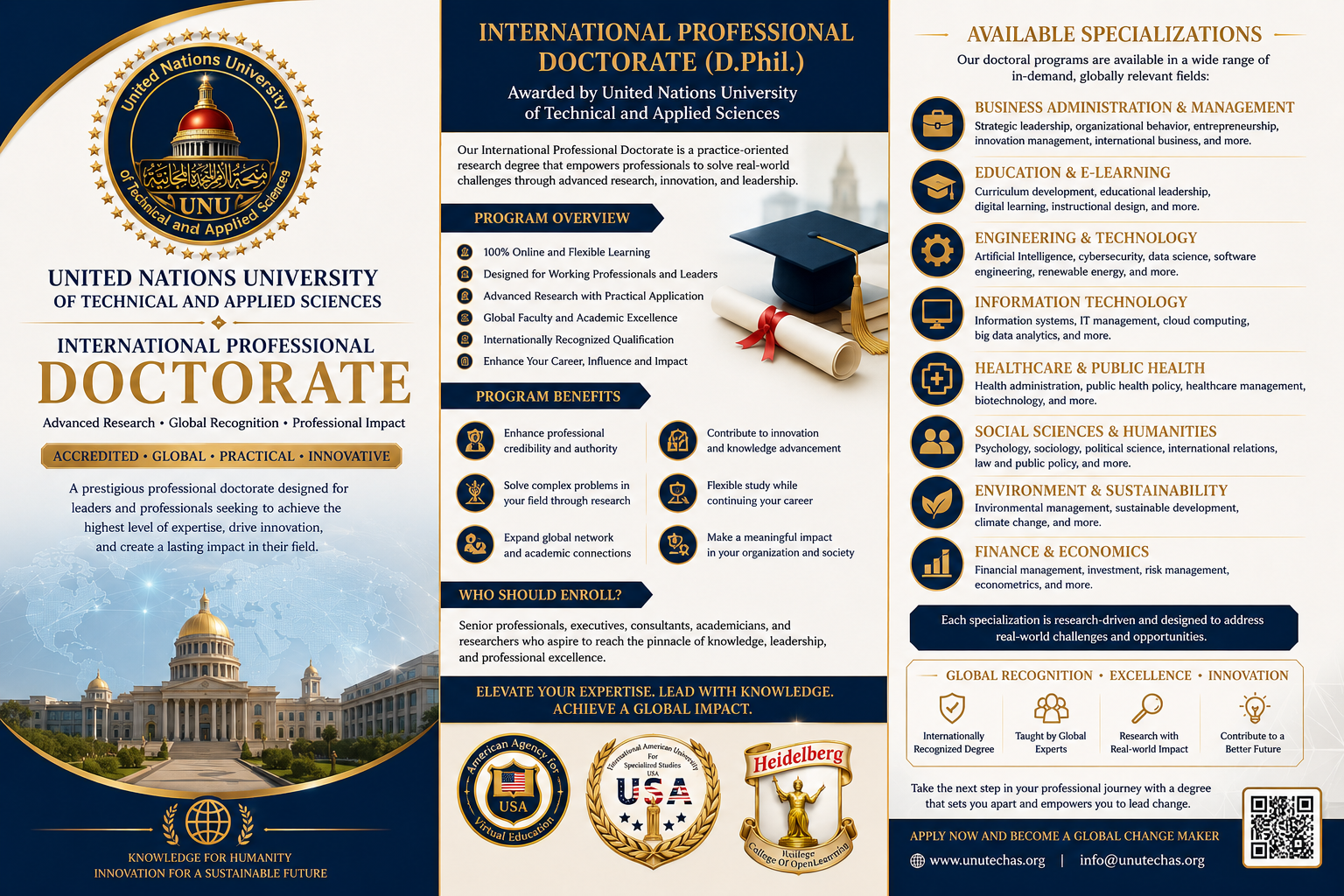 •	Professional Doctorate 